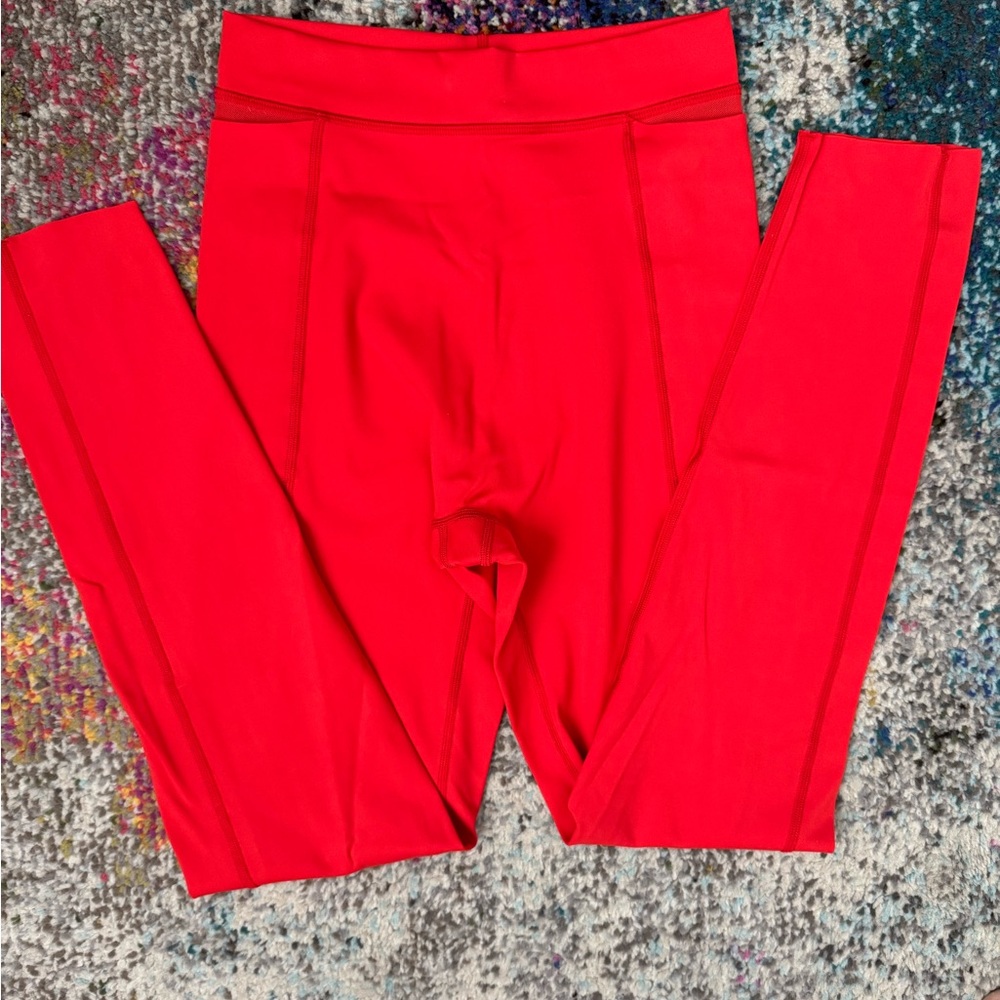 Aerie Red High-Waisted Leggings